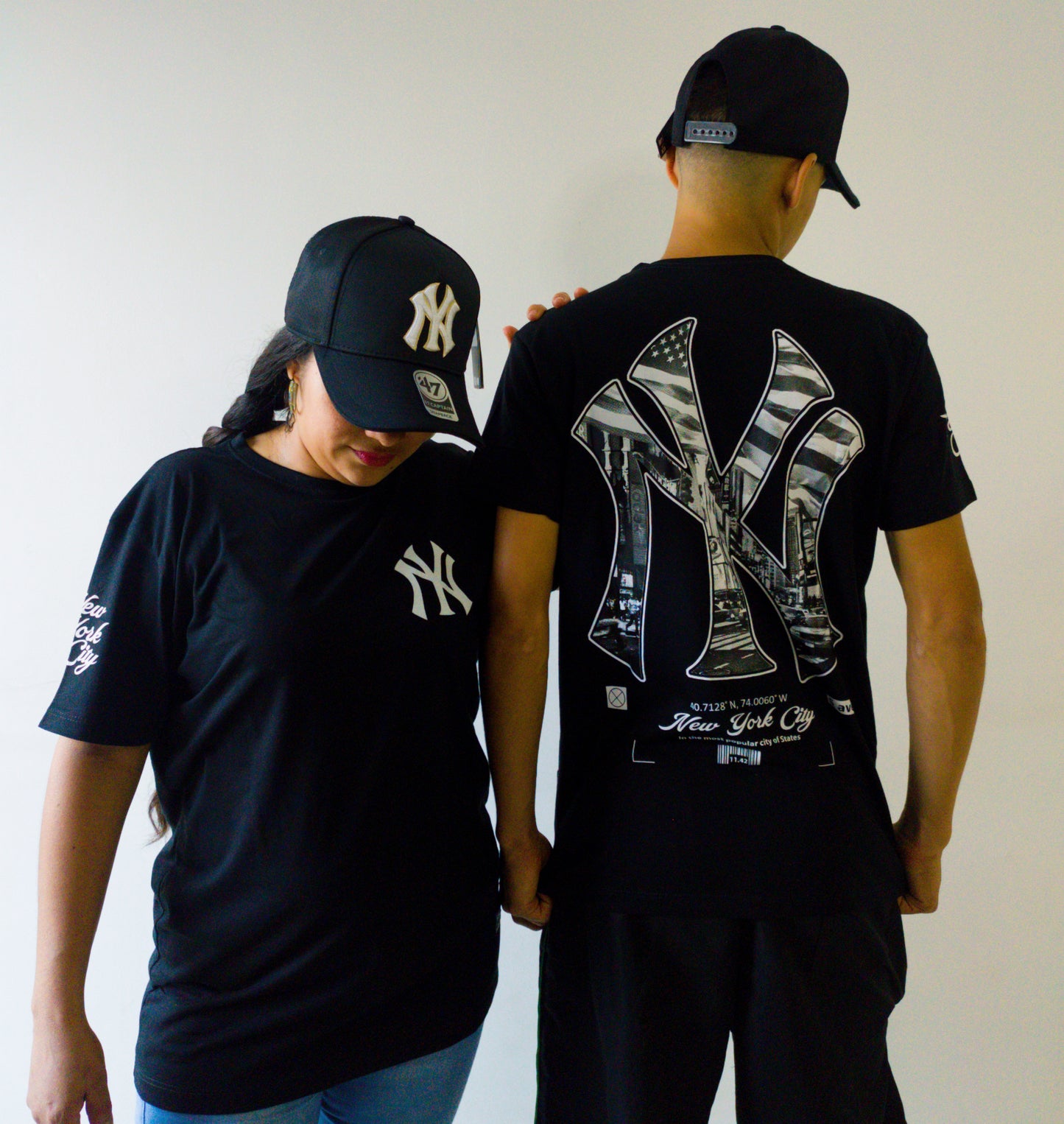 Gorra 1.1 NY Negra/Blanca