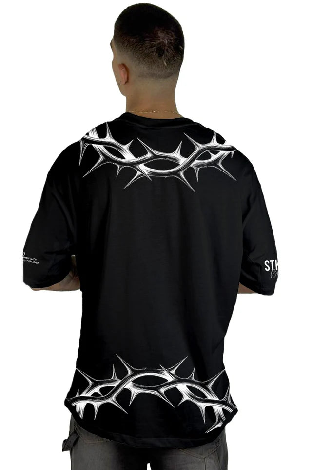 Oversize Negra Sacrifice Alto Gramaje
