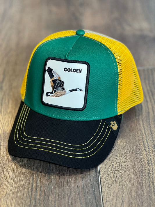 Gorra 1.1 Golden Verde/ Amarilla (Malla)