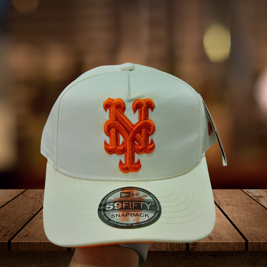 Gorra 1.1  Ny Beige/Naranja