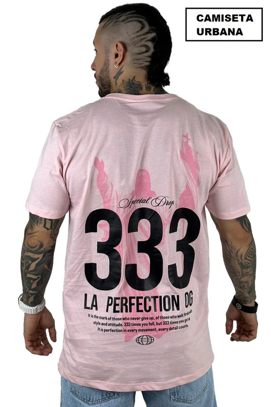 Camiseta 333 Perfection Rosada