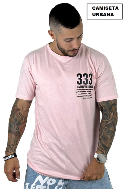 Camiseta 333 Perfection Rosada