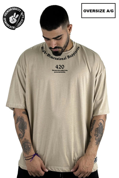 Oversize 420 Dimensional Beige ALTO GRAMAJE