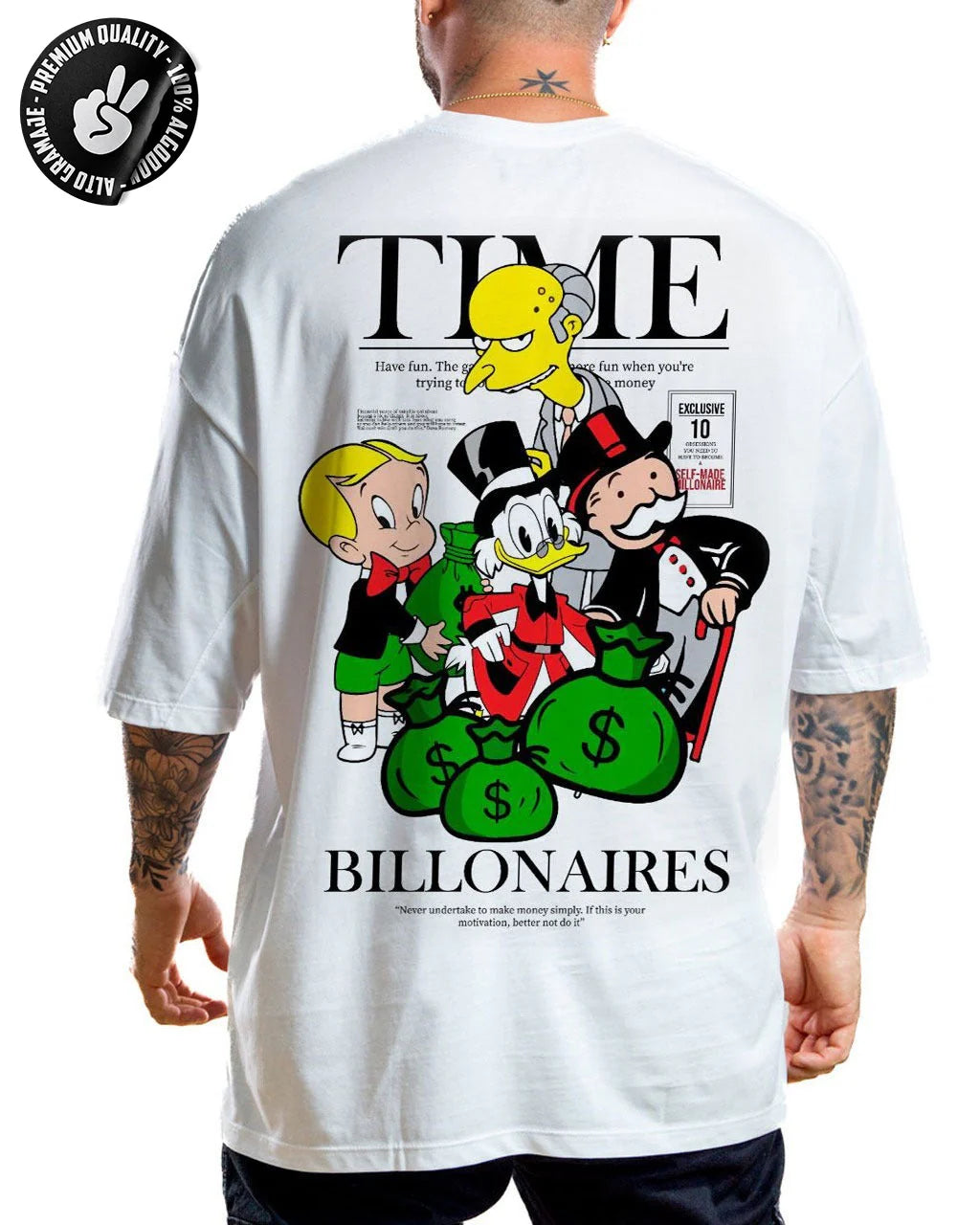 Oversize Billionaire Club Blanca ALTO GRAMAJE