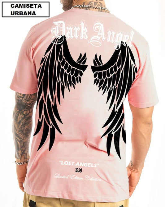 Camiseta Dark Angel Rosada