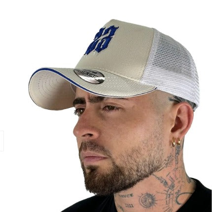 Gorra Especial Angel  Beige/Blanca  (Malla)