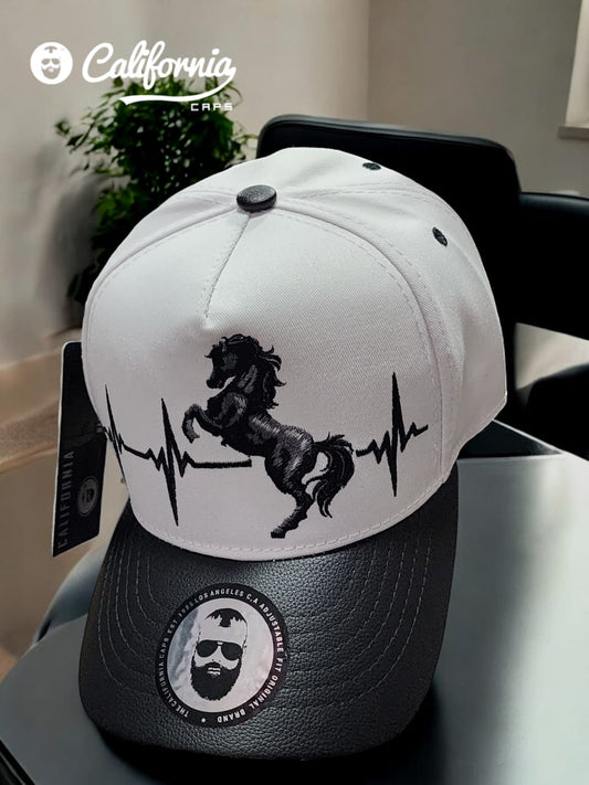 Gorra 1.1 California Caballo Visera Negra