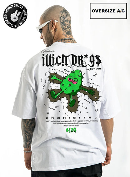 Oversize illicit 420 blanca ALTO GRAMAJE