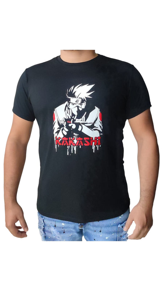 Camiseta Kakashi Negra