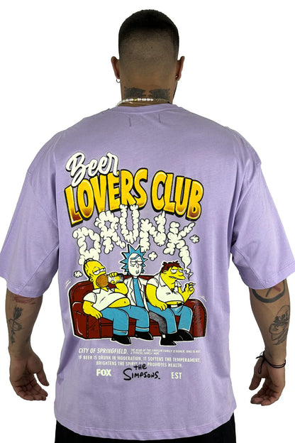 Oversize Lovers Club Lila ALTO GRAMAJE