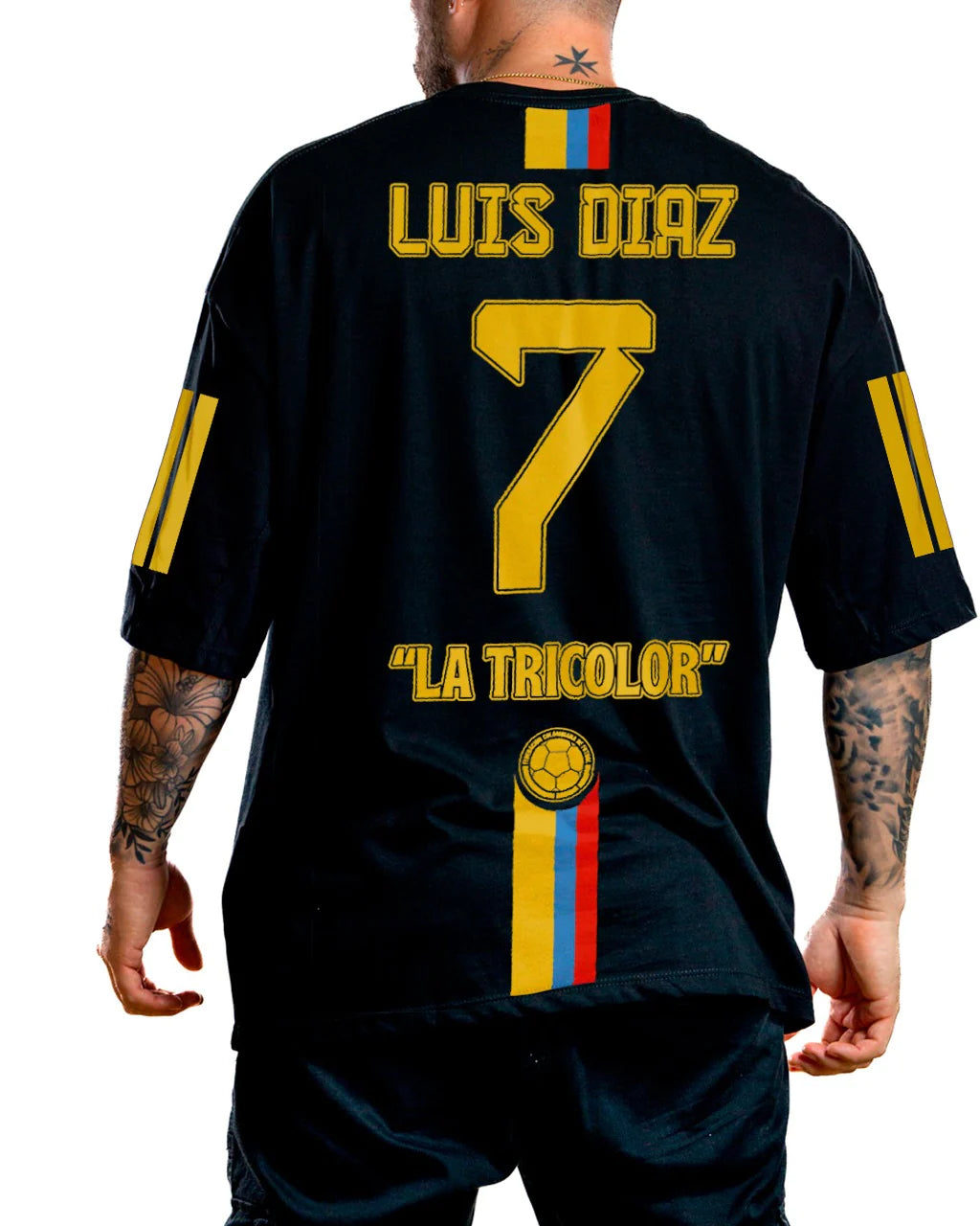 Oversize Luis Diaz Negra (ALTO GRAMAJE)