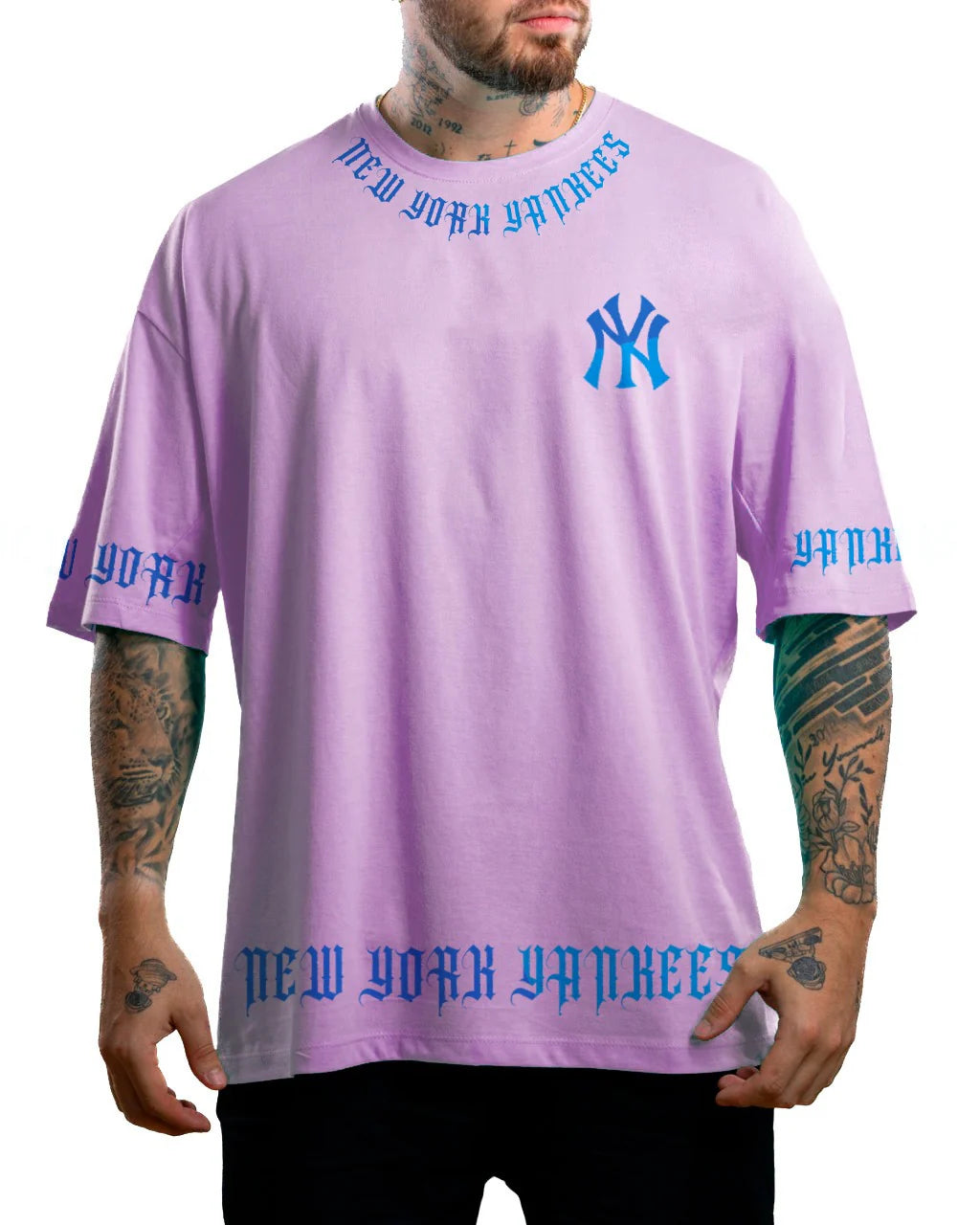 Oversize New York Yankees Lila