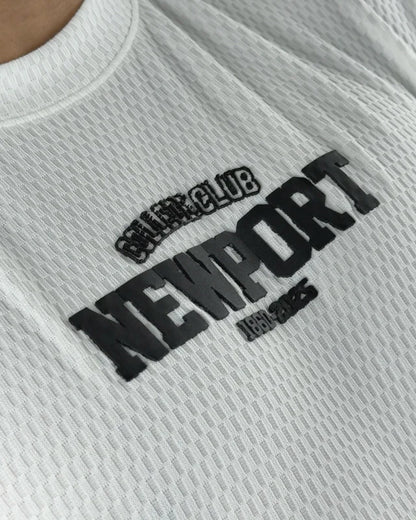 Oversize Blanca NewPort Texturizada