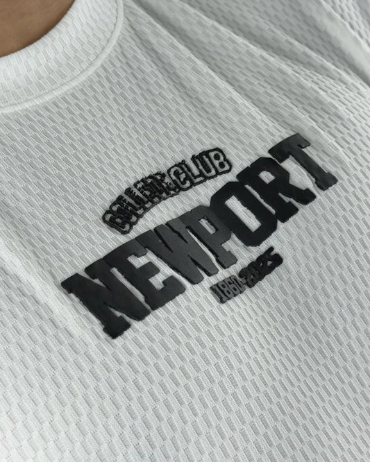 Oversize Blanca NewPort Texturizada
