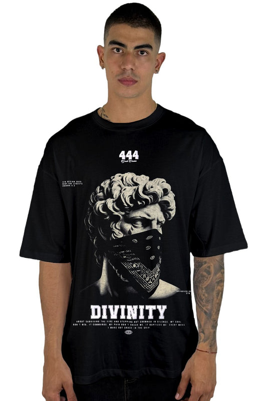 Oversize Negra Divinity 444 Alto Gramaje