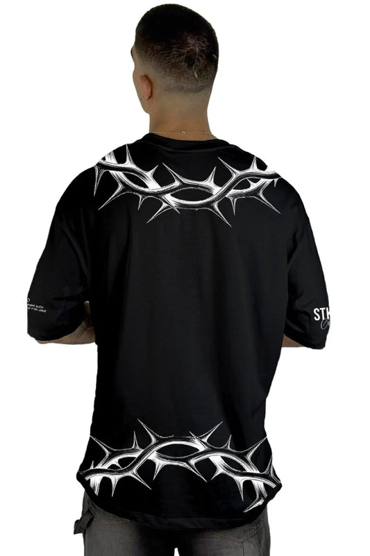 Oversize Negra Sacrifice Alto Gramaje