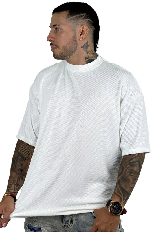 Oversize texturizada Blanca 01