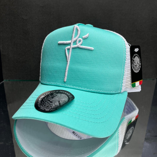 Gorra 1.1 Fé Turqueza /Malla