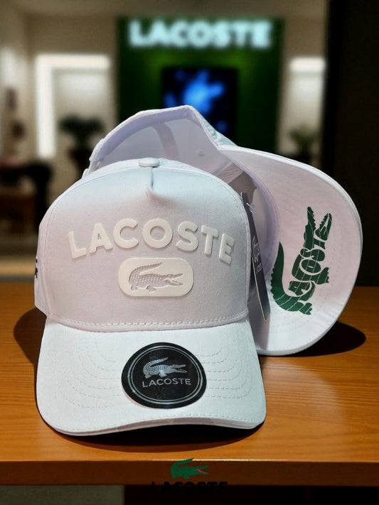 Gorra Premium Lacoste  Blanca