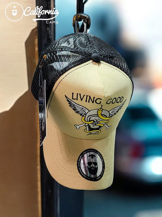 Gorra  1.1 California Living Amarilla Malla